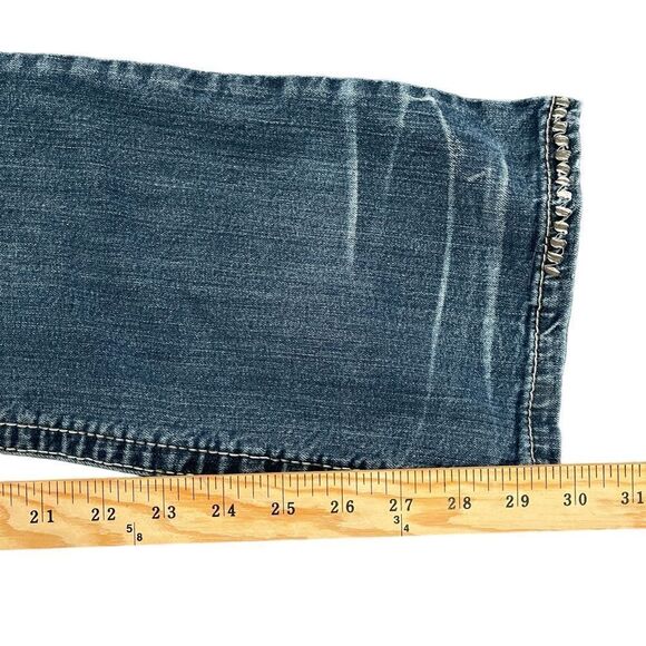 Cruel Girl Lindsay Bootcut Jeans Low Rise Medium Blue Denim Juniors 5R - Picture 12 of 13